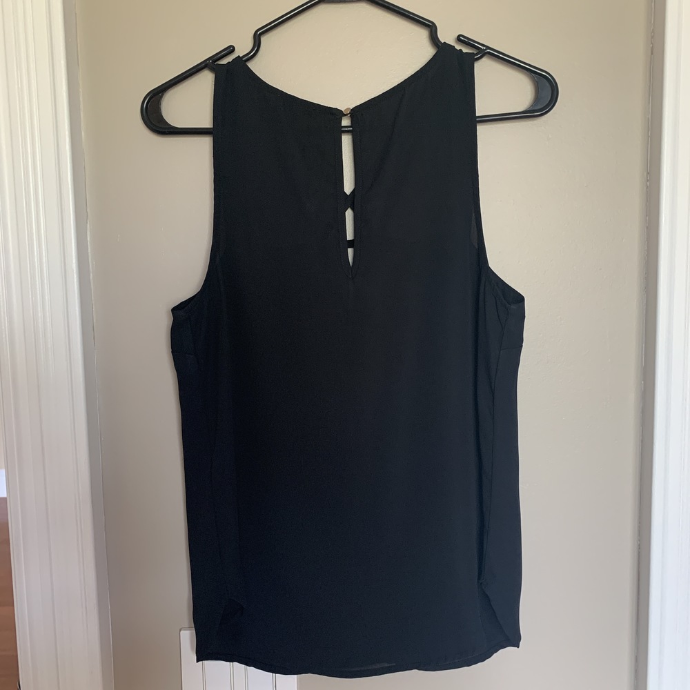 SLEEVELESS BLOUSE WITH CUTOUT STRAP DETAILS - Picture 6 of 9